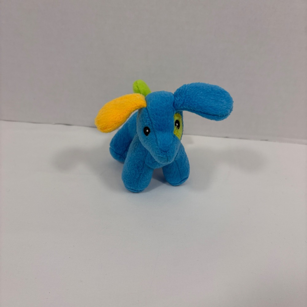 B. Toys Plush Puppy Dog Blue Orange Green Stuffed Animal Sensory Toy Small